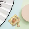 Ímãs de Geladeira de Metal da Série da Torre Yueyang Pontos Turísticos Souvenirs Turísticos Culturais e Criativos da Cidade Ímãs de Geladeira Personalização