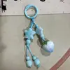 Colgante de Fresa de Cerámica de Jingdezhen, Llavero Ins, Doble Uso para Bolsos, Artículo Popular de Mercado Nocturno, Suministro Directo del Fabricante