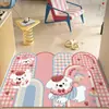 Felpudo de Cuero Estilo Dibujo Animado para Entrada, Lavable y Fácil de Limpiar, Alfombra Linda y Moderna