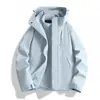Jaqueta três em um com forro de fleece, confortável, quente, moderna, fashion, versátil, personalizável com estampa, unissex, para lazer ao ar livre
