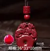 Colgante de Calabaza de Arena Dorada Púrpura Cinabrio para la Buena Suerte y la Prosperidad, Adecuado para Hombres y Mujeres en su Año Zodiacal, Al Por Mayor