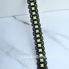 1.7cm Cruzado de Colores Semicircular Flecos Muñeca Hecha a Mano Ropa Ropa Interior DIY Cordones de Zapatos Encaje Intercolorido Banda Elástica