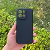 Funda de Teléfono de TPU Negro Mate para Redmi 17 Arroz Rojo Agujero de Precisión Cubierta Protectora Blanda