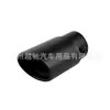 Fabricante Original Tubo de Escape Universal Modificado para Carro Garganta Final Calibre 63mm Aço Inoxidável Preto Fosco Silenciador Garganta Final