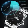 Nuevo Reloj de Hombre Ultra Delgado de Moda Resistente al Agua Correa de Acero Inoxidable Reloj de Negocios Doble Calendario Reloj de Cuarzo Venta al por Mayor Transfronteriza