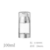 Botellas de recarga AS100ml de gran capacidad en stock, botellas de limpiador facial de 120ml, botellas de loción al vacío de 150ml, 200ml, 250ml