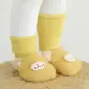 25 Calcetines de Piso Gruesos de Felpa para Otoño e Invierno para Bebés, Calcetines Antideslizantes 3D de Dibujos Animados para Niños Pequeños