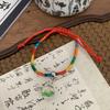 2026 Festival do Barco-Dragão Pulseira de Corda Colorida Bênção Feita à Mão para Adultos, Crianças e Bebês, Pulseira de Sachê de Zongzi, Corda Vermelha, Novo