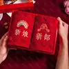 Toallas Rojas de Boda, Recuerdos de Boda para la Novia, un Par de Regalos de Agradecimiento, Nuevos Regalos de Boda para los Recién Casados, Colección de Artículos de Dote de Boda