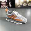 Sapatos Casuais Esportivos Respiráveis Masculinos Solado Grosso Aumentadores de Altura Sapatos de Argan Tendência Moda Versátil Sapatos de Malha Sapatos Combinando Cor Homens
