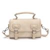 Bolso de Hombro Estilo Universitario para Mujer 2026 Nuevo de Moda Primavera y Verano Moda Cruzado Versátil Dulce Bolso de Mano Bolsa Cuadrada Pequeña