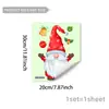Pegatinas Luminiscentes de Pingüino Papá Noel para Dormitorio, Sala de Estar, Pared de Fondo del Hogar, Decoración de Atmósfera Navideña, Pegatinas de Pared Autoadhesivas