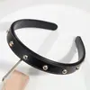 Diadema de Pelo Versátil Retro de Moda Europea y Americana con Remaches, Accesorio para el Cabello de Diadema Elegante de Gama Alta para Mujeres