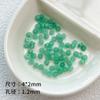 Montaña Verde Primavera Piedra Natural Punto Verde Aventurina Verde Cuentas Sueltas Separador Pulsera DIY Hecha a Mano Collar Accesorios Material