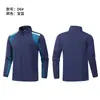 Chaqueta de Seda de Manga Larga de Corea del Sur para Hombres y Mujeres Cuello Alto Atuendo de Aparición del Equipo Nacional Chino Uniforme de Clase Conjunto de Traje de Entrenamiento