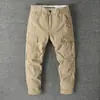 Pantalones de trabajo para hombre, primavera y otoño, estilo americano, pantalones rectos holgados, estilo japonés, pantalones casuales caqui, nuevo producto de otoño