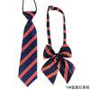 Conjunto de corbata con banda elástica y cuello directo de fábrica, uniforme de clase, uniforme escolar, actividad de rendimiento, corbata con estampado de flores para niños