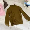 Liquidación de Stock Ropa Interior WelfareGirls 2026 Otoño Nuevo Camiseta de Manga Larga de Punto de Cuello Alto