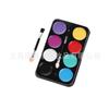 Pintura Corporal DIY Cor para Rosto Redondo Pintura de Halloween Cor Redonda Engraçada Portátil Personalizada Maquiagem Multicolorida Tinta Facial
