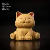 O Segundo Episódio Apresenta Gatos Fofos, Animais de Estimação Fofos, Enfeites de Animal de Chá de Areia Roxa Yixing, Enfeites de Alta Qualidade para Mesa de Chá