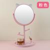 Espejo Cosmético Tocador Hogar Escritorio Portátil Dormitorio Estudiantil Escritorio Popular Estilo Ins Espejo de Belleza Espejo de Princesa