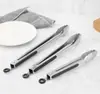 Pinzas Para Cocinar - Resistentes al Calor 600 Grados Pinza de Cocina de Acero Inoxidable, Pinzas Metálicas de Uso Rudo con Cierre - Perfectas Para Comida, Ensalada y Barbacoa