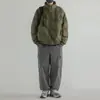 Nueva chaqueta acolchada de algodón para hombre, invierno, estudiante, moderna, holgada, cuello alto, chaqueta piloto engrosada, chaqueta acolchada de algodón casual para hombre
