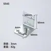 Soporte de ángulo engrosado al por mayor para fabricante, fijador de ángulo recto de 90 grados, ángulo de hierro, soporte en L, conector de hardware de soporte de estante, pieza T