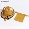 Nueva Venta Caliente Bolsa de Joyería de Sarga de Algodón Bolsa de Joyería Pequeña Bolsa de Joyería Boca con Cinturón de Alta Gama Bolsa de Joyería para Joyería Personalizada