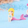 Sirena DIY acuario de micro paisajismo decoración paisajismo acuático belleza creativa llavero de pastel adornos de plástico manualidades