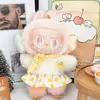Ropa para muñeca Labubu tercera generación ropa para muñeca labubu 3.0 generación segunda generación fiesta sentada para caja sorpresa ropa 17cm