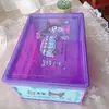 Desenho Japonês Melody Kurome Caixa de Armazenamento de Cosméticos Dobrável Caixa de Armazenamento de Mesa Plástica à Prova de Poeira com Tampa