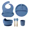 Babador de silicone para alimentação de bebês, babador para bebê comer, babador de saliva para crianças, lavável para o verão