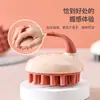 Escova de Shampoo Transparente de Cristal Ferramenta de Massagem para o Couro Cabeludo Raspador de Cabeça Doméstico Pente de Shampoo Escova de Massagem para Limpeza da Cabeça