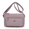 Bolso para Mujer de Mediana Edad 2025 Nuevo Color Sólido Ligero Bolso de Tela de Nylon Bolso Cuadrado Pequeño Nicho para Mujer de Mediana Edad Bolso de Hombro Único Cruzado