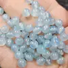 Contas Redondas de Ágata Coloridas Aquamarine, Calcedônia Azul Tipo Gelo 6mm Pulseira Colar Acessórios de Joias Contas