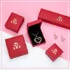 Cajas de Joyería de Ángulo Recto Personalizables con Logo al por Mayor, Cajas para Anillos, Cajas para Colgantes, Cajas para Pulseras, Cajas para Collares Largos, Venta al por Mayor de Fábrica