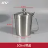 Copo Medidor de Aço Inoxidável 304 Espessado 1000ml Doméstico Padaria Loja de Chá com Leite Café com Escala Cilindro Graduado Béquer Experimental
