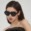 Gafas de sol de moda para chicas sexys, estilo hip hop, personalizadas, con montura gruesa, 5494, estilo sapo, exageradas, con protección UV, para fotos callejeras.