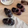 Zapatos Andadores para Bebé Niña Zapatos de Princesa con Encaje Estilo Ballet Zapatos Pequeños de Cuero para Niñas Suela Suave Nuevo Estilo Lazo Lindos Zapatos Individuales para Bebé