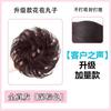 Peluca al por mayor de fábrica para mujer, cabeza de bola completa de cabello real, cabello liso esponjoso, anillo de moda, cabeza de bola de cabello natural, anillo de peluca