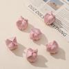 Principios de otoño tela de satén suave algodón capullo de tulipán DIY accesorios para el cabello hechos a mano flor de muñeca accesorios para la ropa