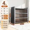 Armário de Armazenamento de Aço Prateleira de Armazenamento Doméstico Estante de Livros para Quarto Armário de Armazenamento Multi-Camadas de Piso para Varanda com Porta Armário de Armazenamento para Sala de Estar