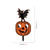 TYU200-2.14 millones Calabaza fantasma de Halloween bruja gato enchufe de jardín para suelo enchufe de decoración festiva para jardín cementerio