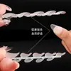Nueva Caja de Esmalte de Uñas Portátil Transparente Mate de Superficie Completa Esmalte de Uñas Portátil Sin Marca Uña Ovalada Corta Esmalte de Uñas Sin Marca Sin Grabado