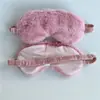 Máscara de ojos pequeña personalizada para dormir opaca, máscara de ojos de felpa personalizada, transpirable, cómoda, máscara de ojos de seda helada agradable para la piel, máscara de protección ocular para otoño e invierno