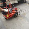 Máquina elétrica de marcação de pista por spray a frio para faixas de pedestres, áreas de fábrica, estacionamentos e linhas de redução de velocidade; máquina tudo-em-um de marcação de pista por termoplástico empurrada manualmente