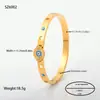 Joyería para Manos Europea y Americana Anillo Geométrico Corte de Línea Árbol de la Vida Diamante de Barro Incrustado Accesorios de Pulsera Pulsera de Acero de Titanio para Mujeres