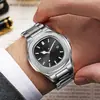 Tendência de Moda para Negócios Transfronteiriços Relógio Masculino Luminoso com Função de Calendário Fabricante Comércio Exterior Transmissão ao Vivo Dropshipping Quartzo