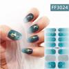 FF Gel sin Hornear 5D Pegatinas para Uñas Pegatinas para Uñas Completas Estilo Japonés y Coreano Impermeables Pegatinas para Uñas Imitación Diamante Pegatinas de Esmalte de Uñas